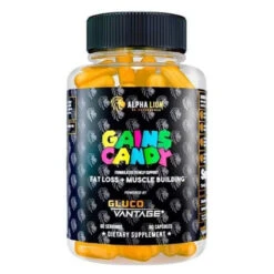 Sports Supplement Store 14 Alpha Lion Gains Candy Glucovantage 60 Capsules