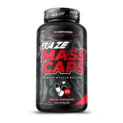 Sports Supplement Store 12 Raze Mass Caps Muscle Builder 120 Capsules